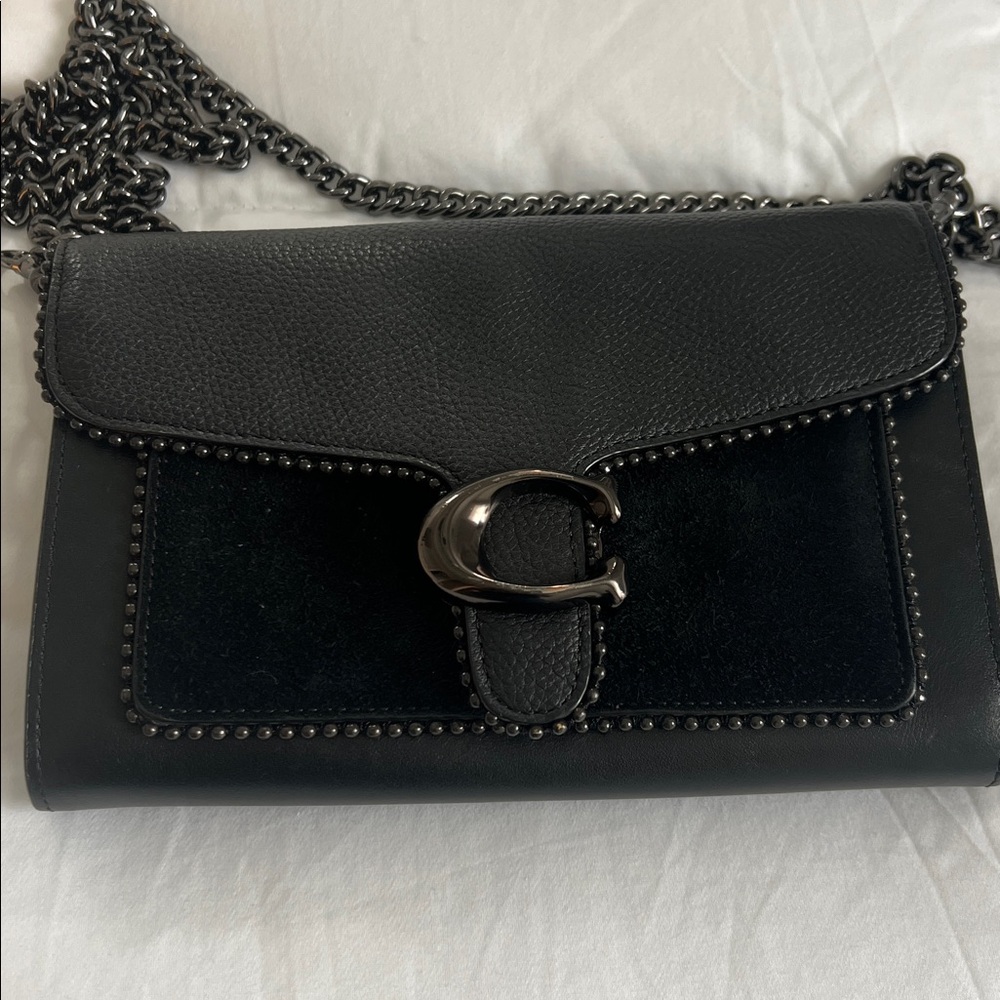 Coach Black Leather Crossbody Bag - Picture 11 of 12